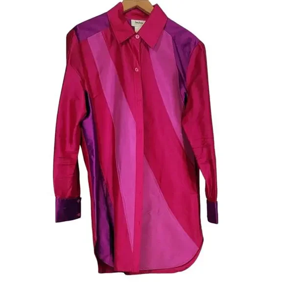 Vintage Neiman Marcus Silk Shirt | Large - Picture 2 of 11